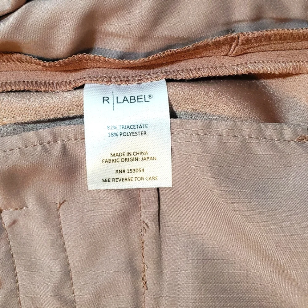 R Label The Reset Modern Crepe Jogger Pants - Soft Clay Mauve - Large